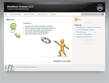 Tablet Screenshot of databack.com
